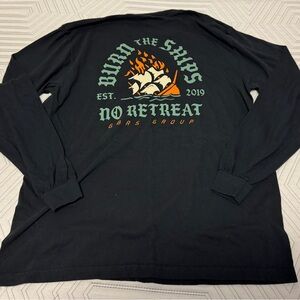 GBR GROUP Burn the Ships L/S Tee - Large